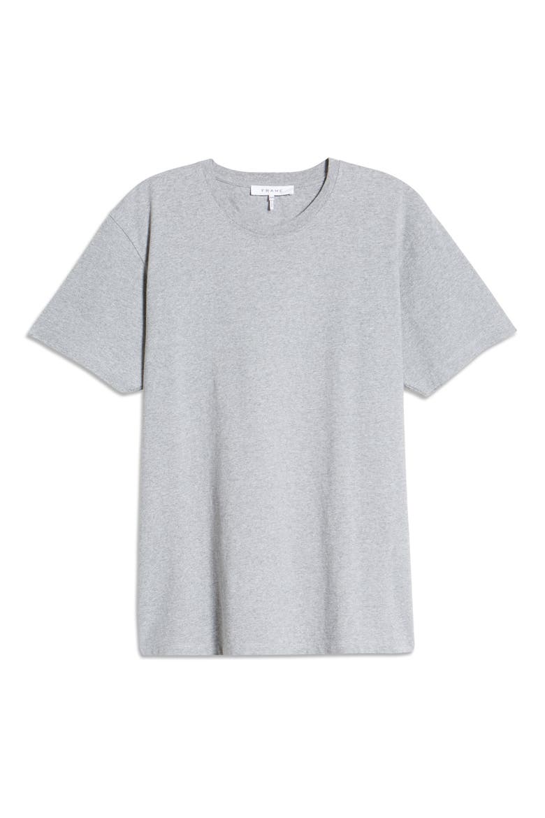 Logo Cotton T-Shirt, Alternate, color, GRIS