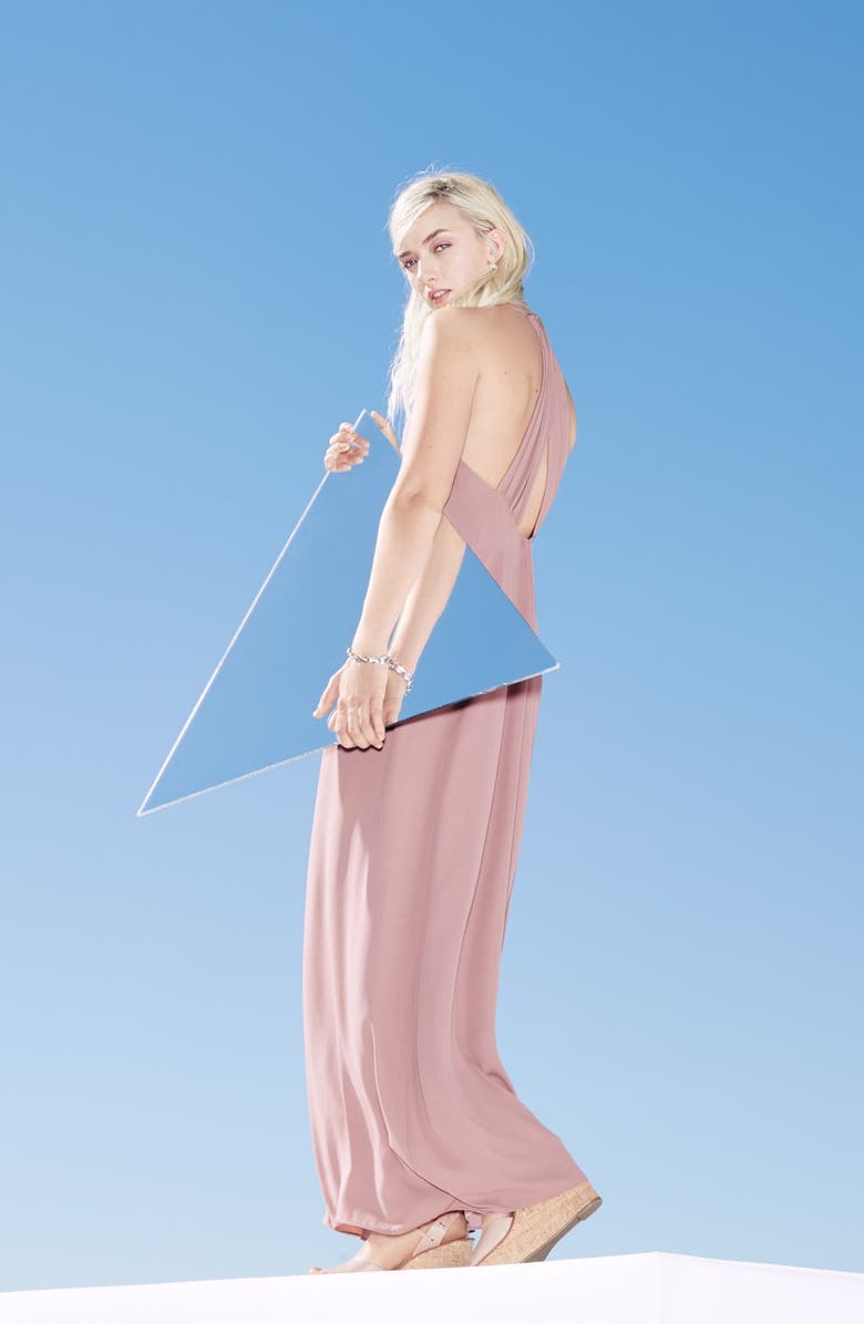 EVERLY High Neck Maxi Dress, Main, color, 