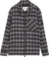 Burberry Oran Plaid Wool Overshirt