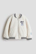 H&M Teddy Baseball Jacket