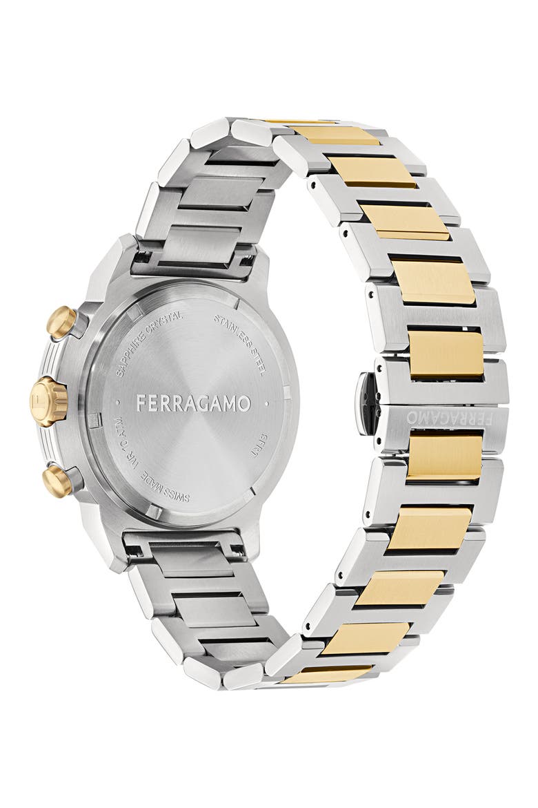 Sport Chronograph Bracelet Watch, 44mm, Alternate, color, TWO TONE