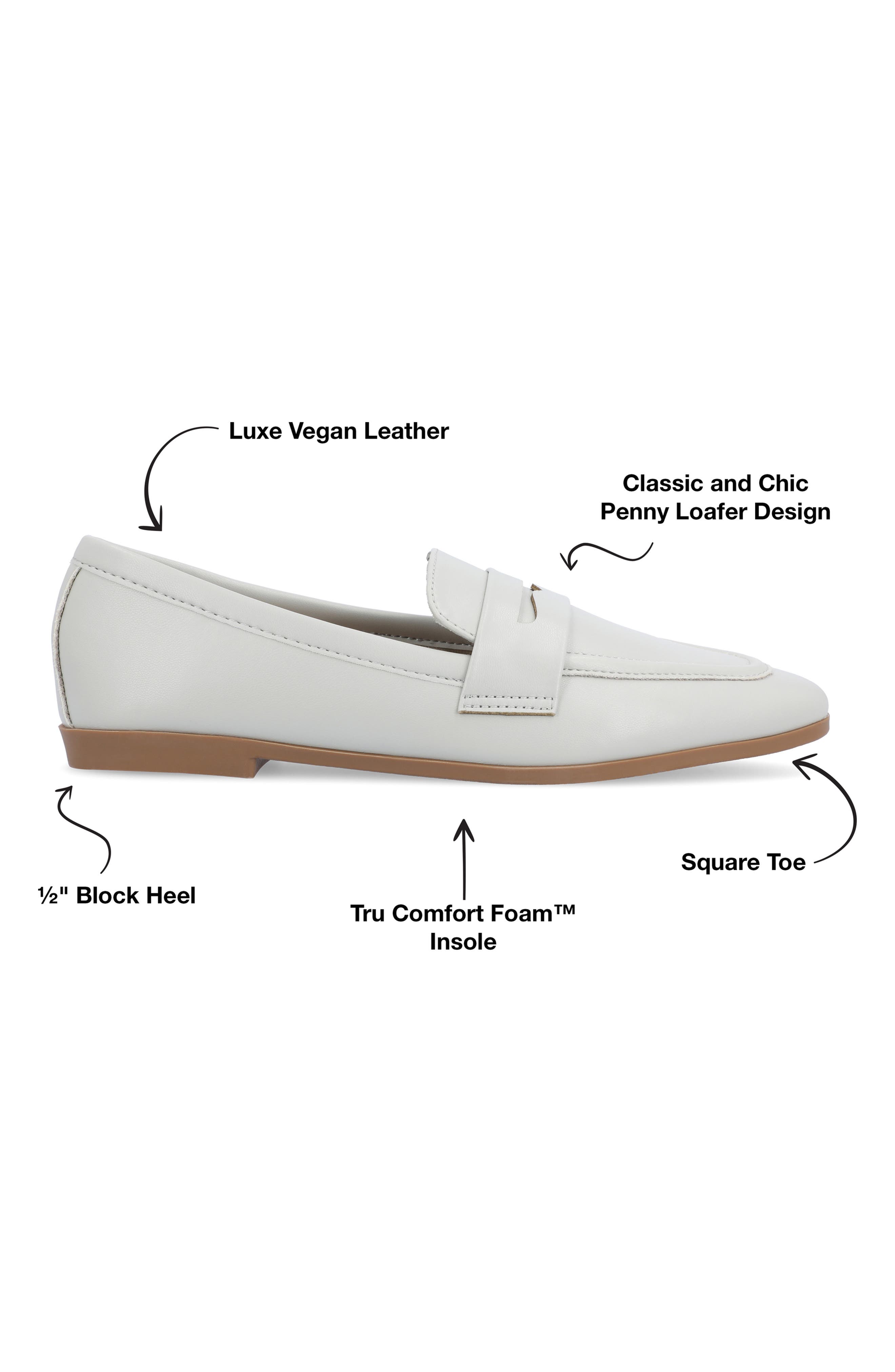 Myeesha Penny Loafer, Alternate, color, GREY