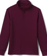 Lands' End School Uniform Kids Quarter Zip Pullover