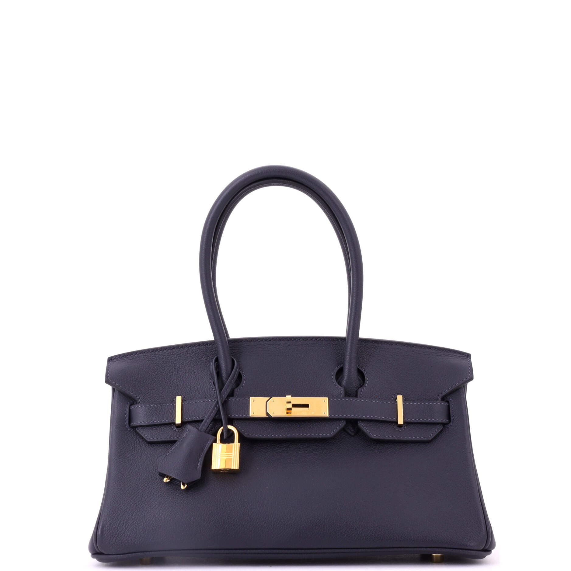 Pre-Owned Hermes Shoulder Light Birkin Bag Evercolor 29, Main, color, Caban