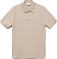 MANGO Regular Fit Cotton Piqué Polo