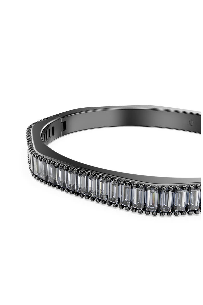 Matrix Crystal Bangle, Alternate, color, GREY