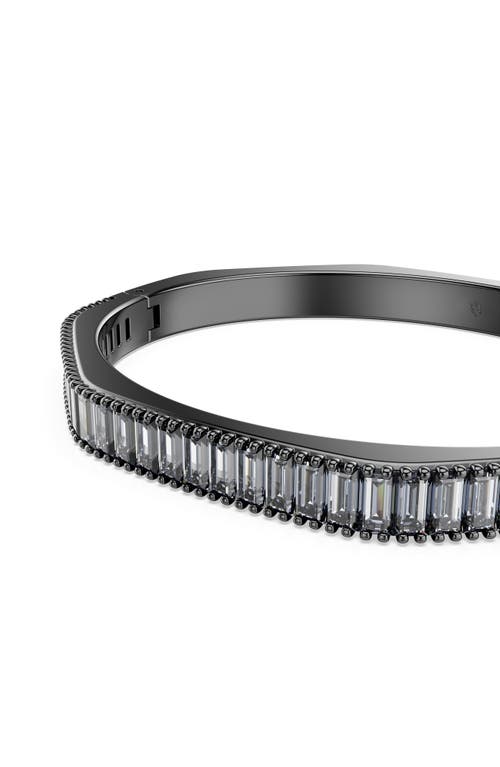 Swarovski Matrix Crystal Bangle In Metallic