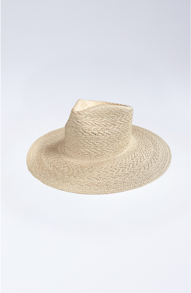 Heads Of State Hat Co. Straw Fedora, Alternate, color, Natural