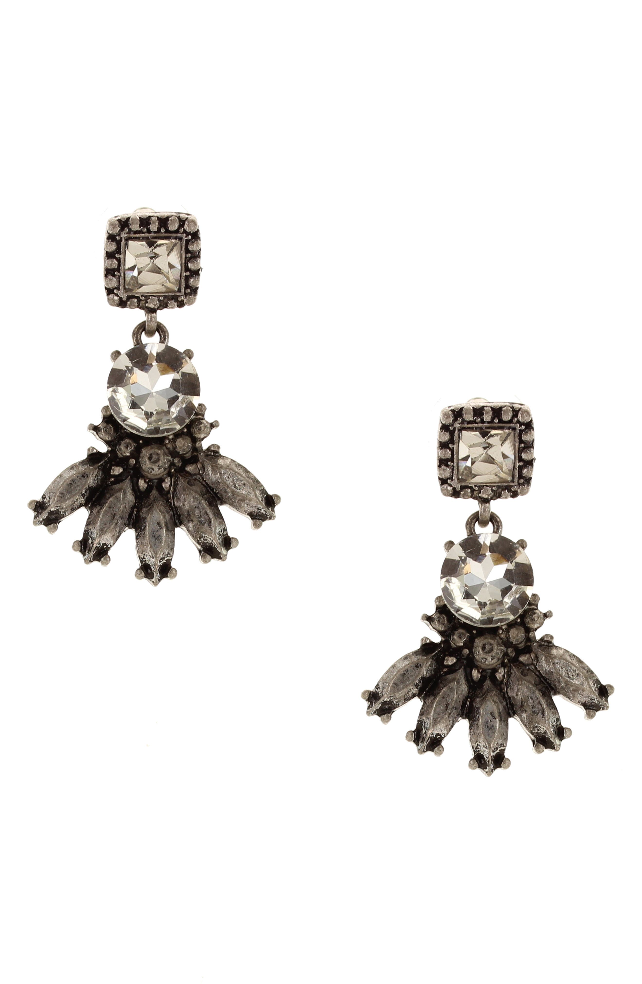 Caila Crystal Drop Earrings