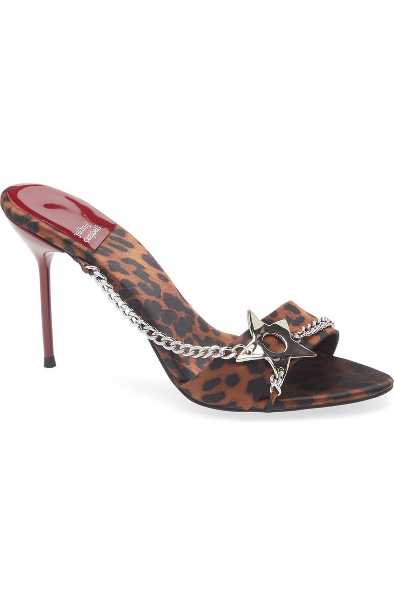 Jeffrey Campbell Soire Cheetah Print Sandal, Main, color,
