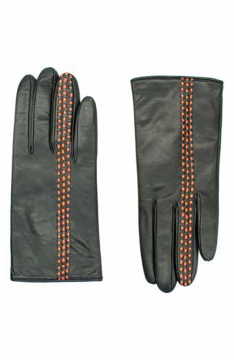 Portolano Contrast Stitch Leather Gloves
