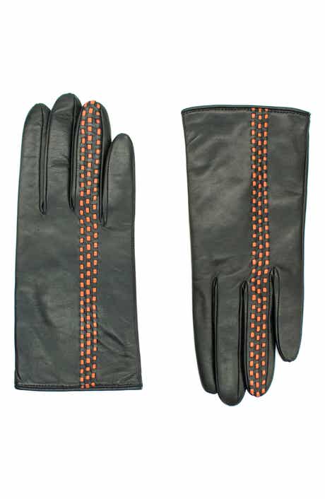 Portolano Contrast Stitch Leather Gloves