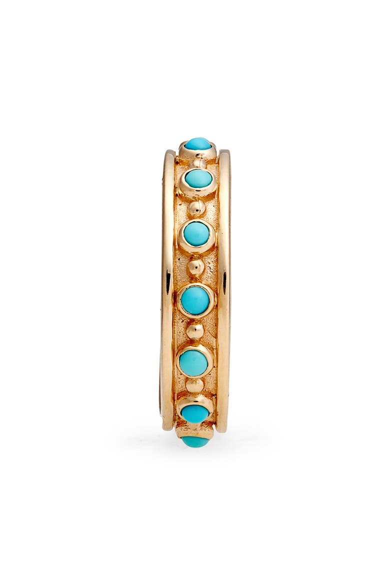 Méditerrannée Ring Band, Alternate, color, TURQUOISE