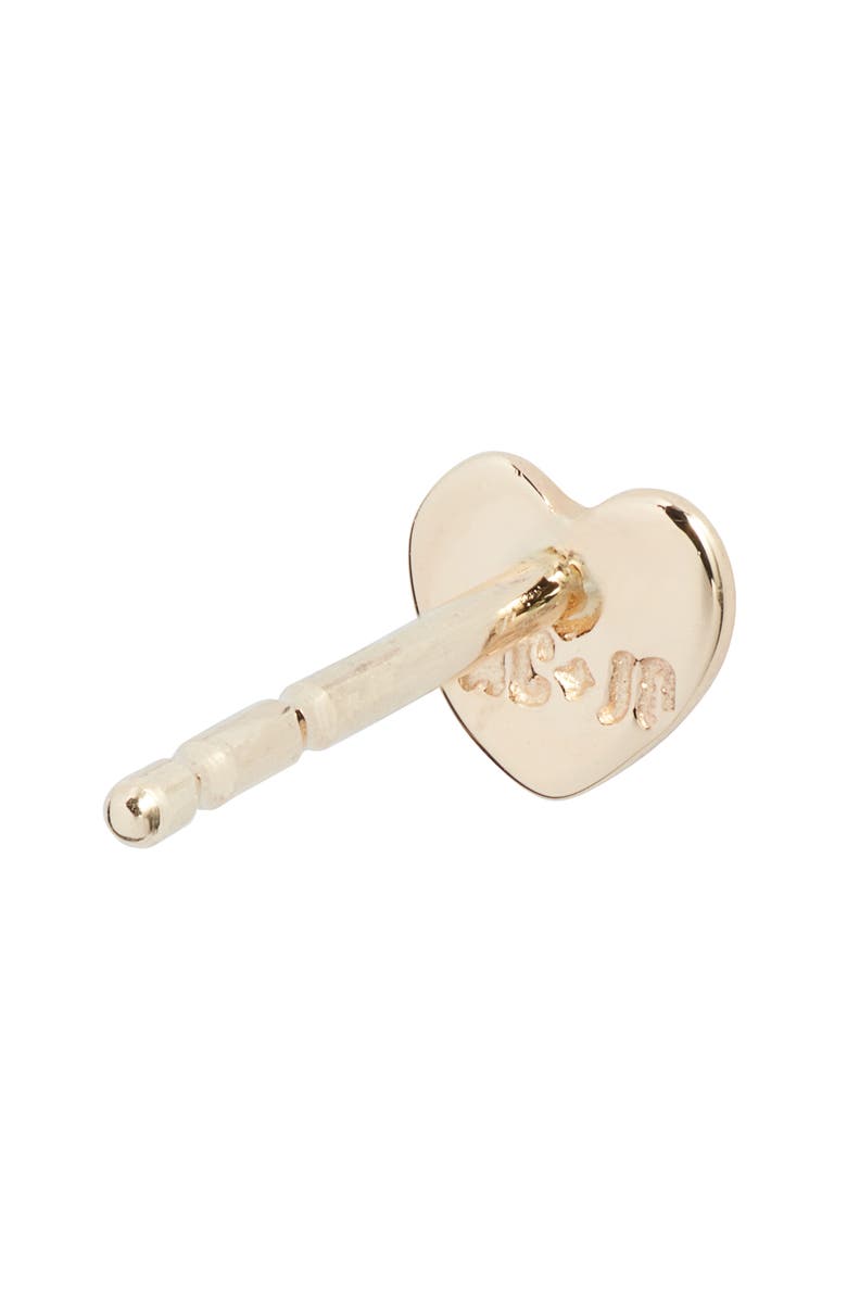 Anzie Jac + Jo Icon Heart Stud Earrings, Alternate, color, Gold