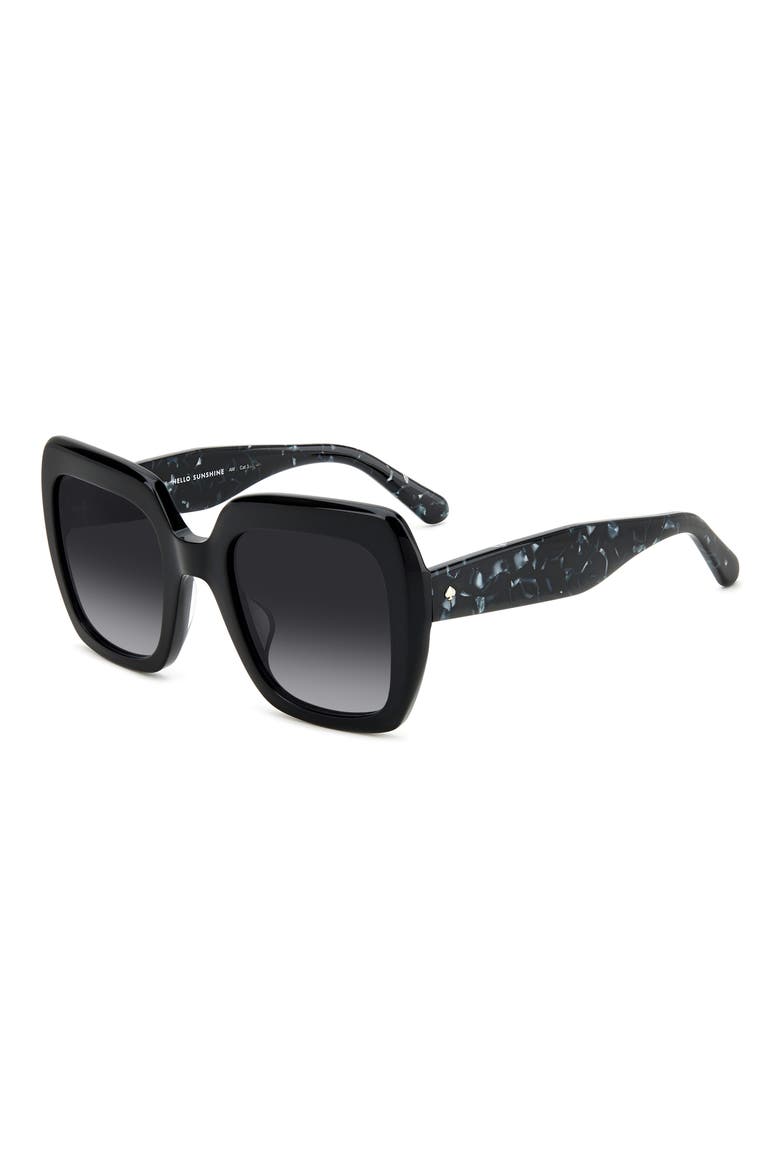 naomis 52mm gradient square sunglasses, Alternate, color, 0807-9O