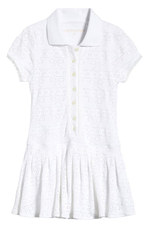 Kids' Courtley Pointelle Polo Dress (Big Kid)
