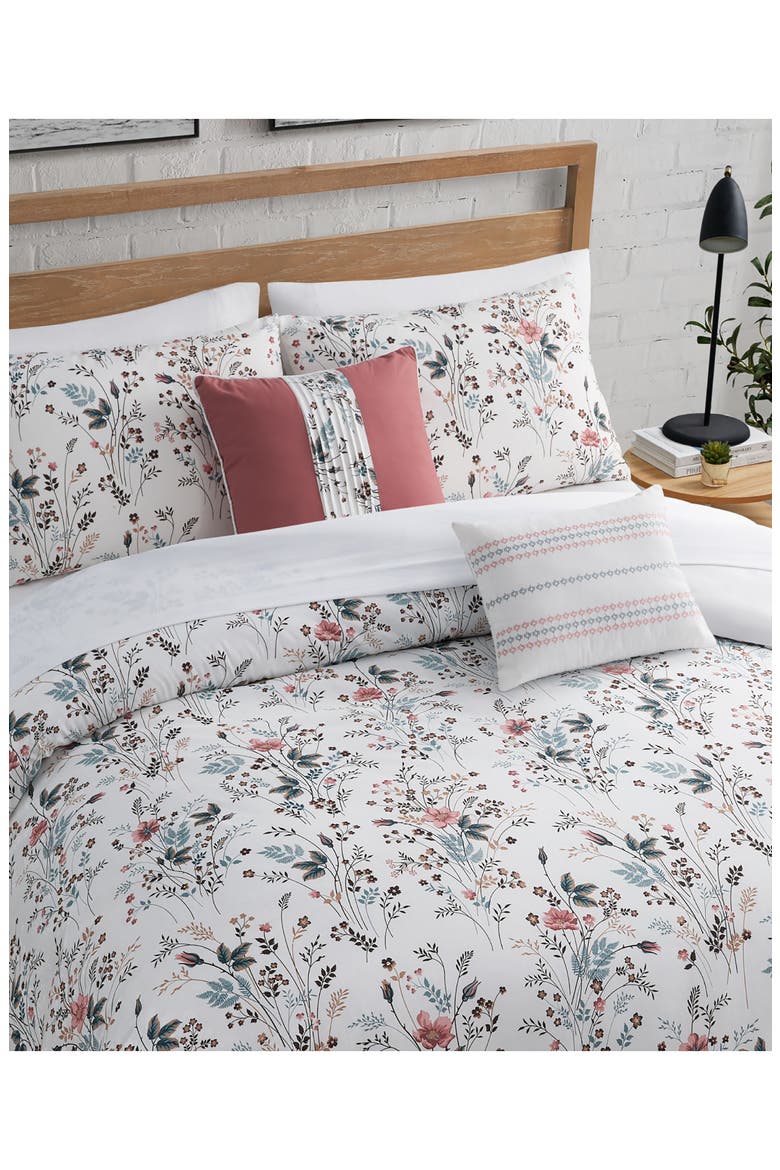Wildflower Floral Comforter Set, Alternate, color, WILD FLOWER COMFORTER SET