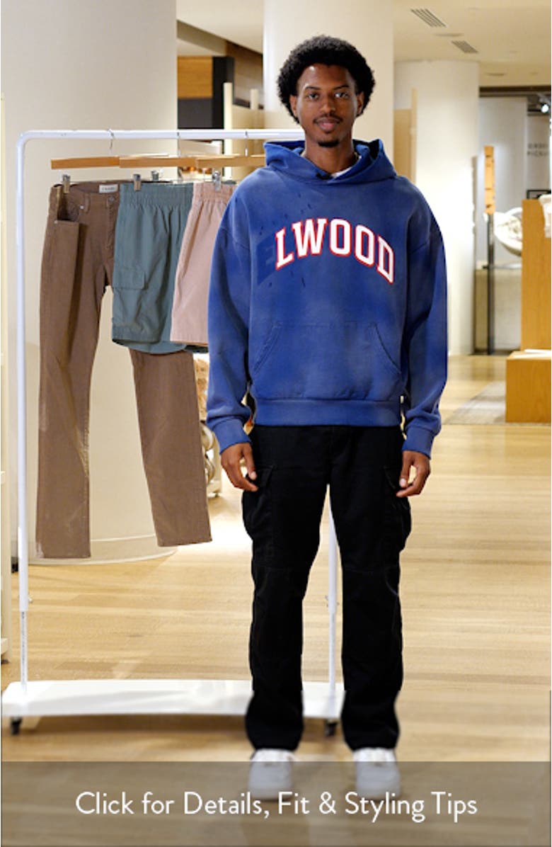 Fireside Distressed Logo Hoodie, sales video thumbnail