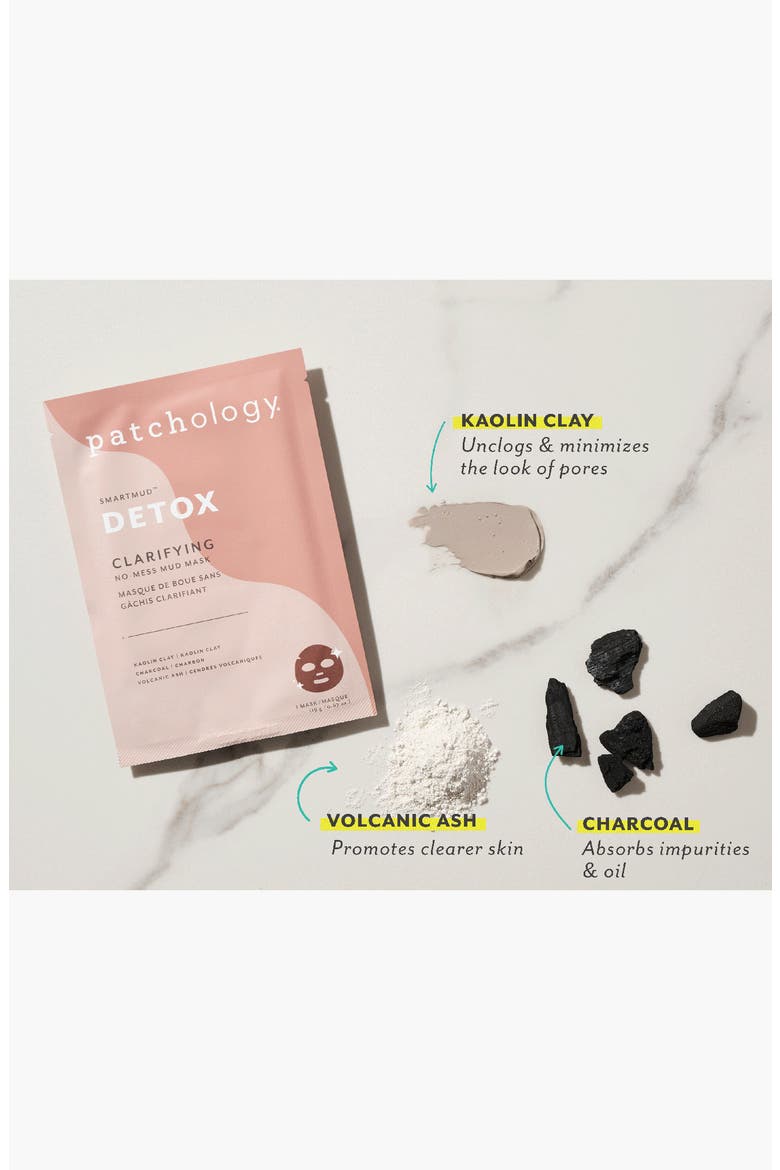 SmartMud™ Detox No Mess Mud Sheet Mask, Alternate, color, NO COLOR