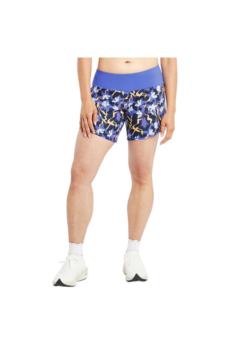 Ra Printed 6In Short - Women's, Alternate, color, Ink Blue Aquila Bloom