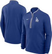 Nike Men's Nike Royal Los Angeles Dodgers Dri-FIT Victory Half-Zip Pullover