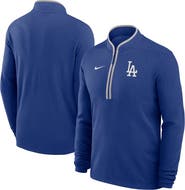 Nike Men's Nike Royal Los Angeles Dodgers Dri-FIT Victory Half-Zip Pullover