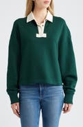 rag & bone Vintage Terry Polo Sweatshirt