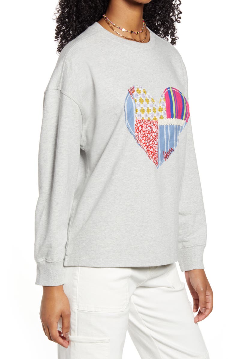 BP. Oversize Crewneck Sweatshirt, Alternate, color,