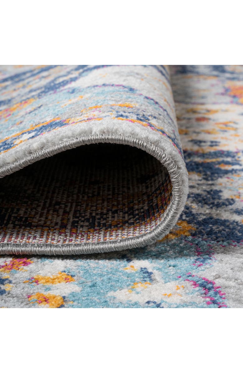 JONATHAN Y Kirman Bohemian Medallion Area Rug, Alternate, color, Light Gray/Blue/Orange