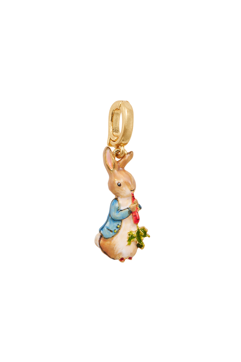 x Peter Rabbit Necklace, Alternate, color, Gold
