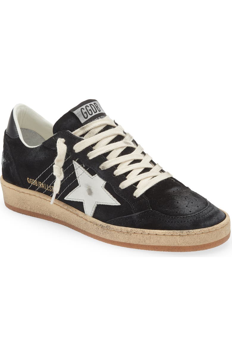 Golden Goose Ball Star Low Top Suede Sneaker, Main, color,