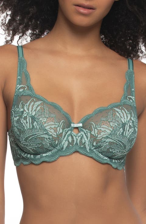 Peridot Lace Unlined Underwire Bra