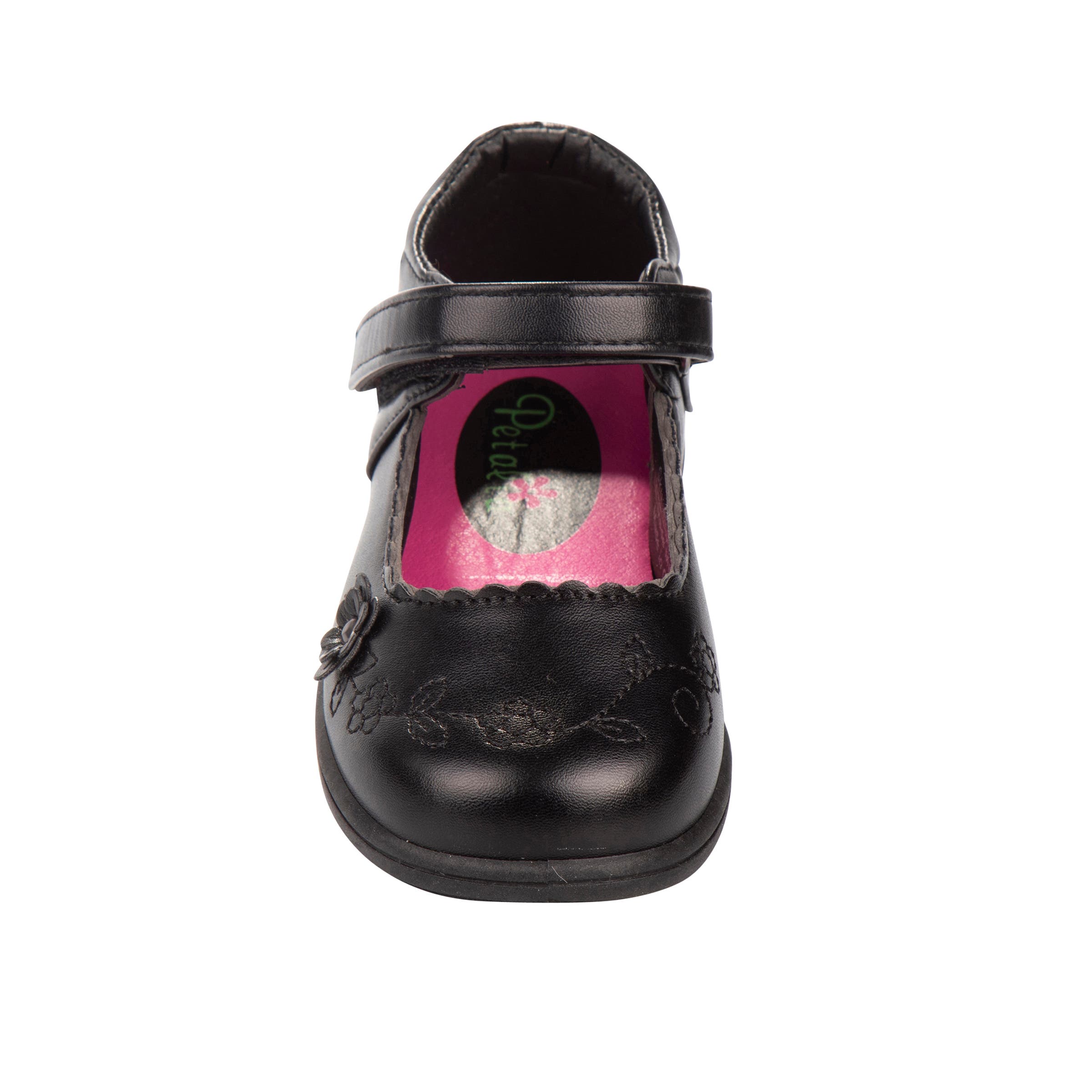 PETALIA Girls School Shoes., Alternate, color, Black
