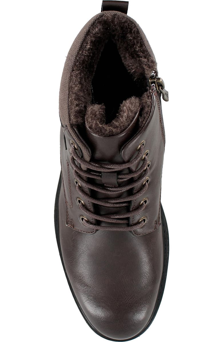 AQUATHERM BY SANTANA CANADA Fundy Faux Fur Lined Waterproof Boot, Alternate, color, Dark Brown