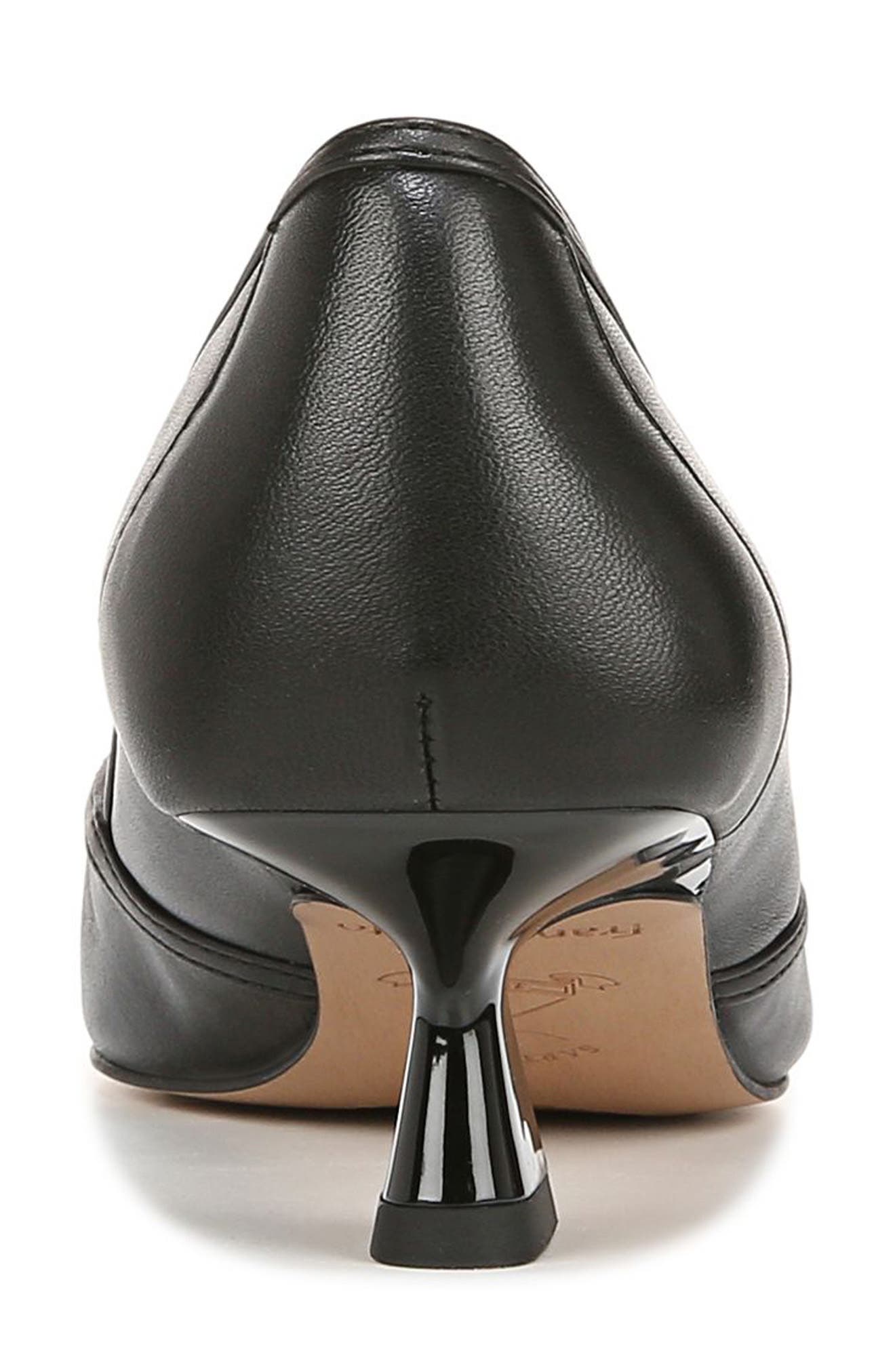 Franco Sarto Darcy Pointed Toe Kitten Heel Pump, Alternate, color, Black