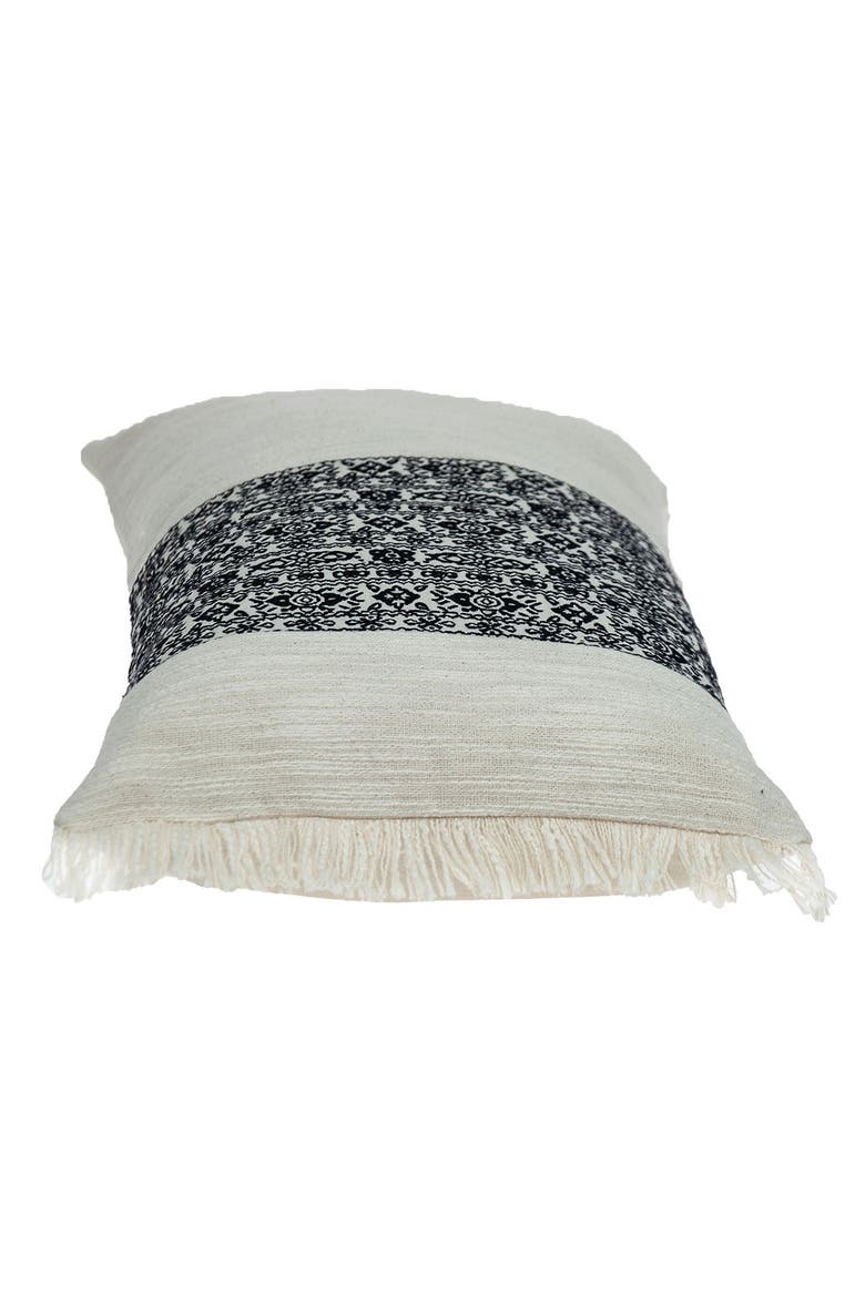 Bianca Transitional White Throw Pillow, Alternate, color, WHITE