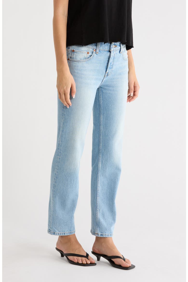 Slim Straight Crop Jeans, Alternate, color, SILVER SPRINGS