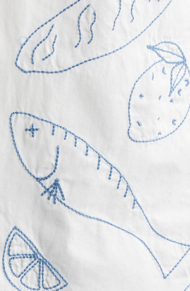 Service Works Picnic Graphic Camp Shirt, Alternate, color, Off White