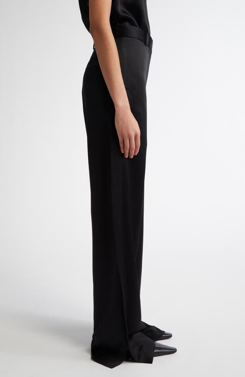 Totême Toteme Slit Cuff Trousers In Black
