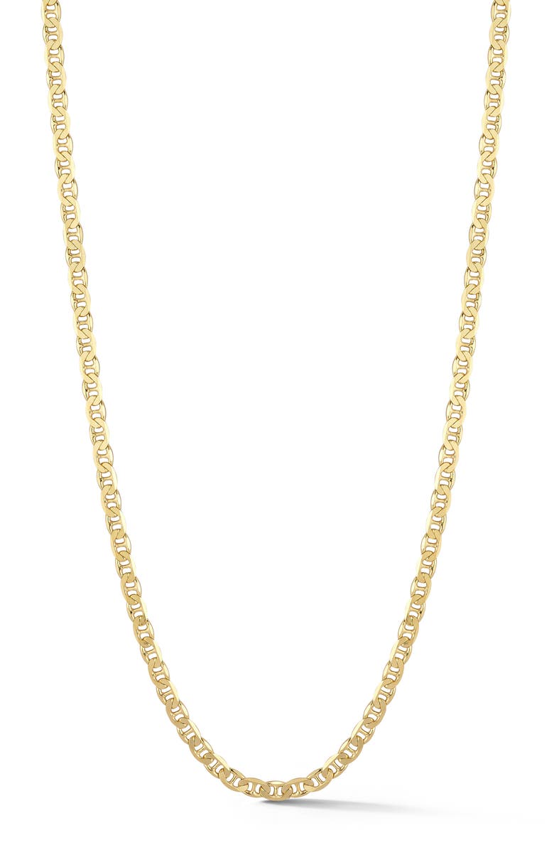 Yield of Men 6mm Mariner Chain Necklace, Main, color, Gold