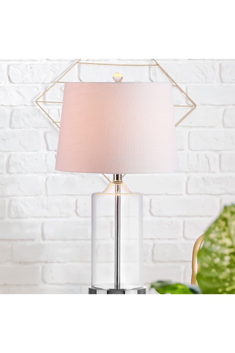Walsh Glass LED Table Lamp, Main, color, Clear/Chrome