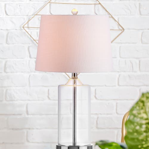 JONATHAN Y JONATHAN Y WALSH GLASS LED TABLE LAMP 