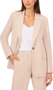Halogen® Single Button Relaxed Blazer