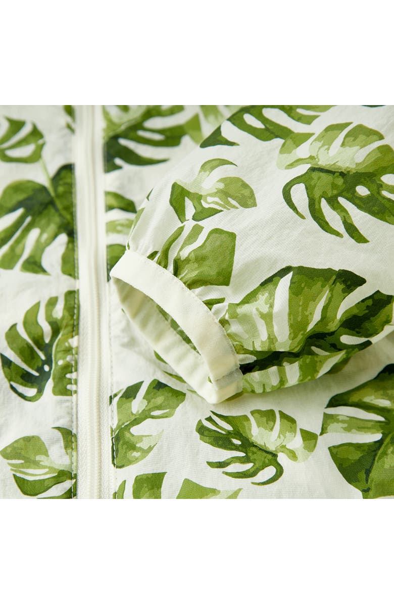 Milkbarn Sun Shield Windbreaker Jacket, Alternate, color, Island Leaf