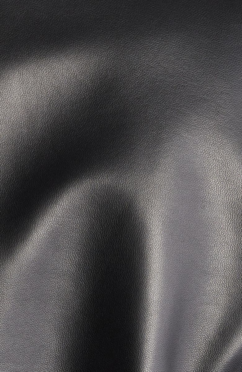 RUE SOPHIE Pri Crop Leather Jacket, Alternate, color, 