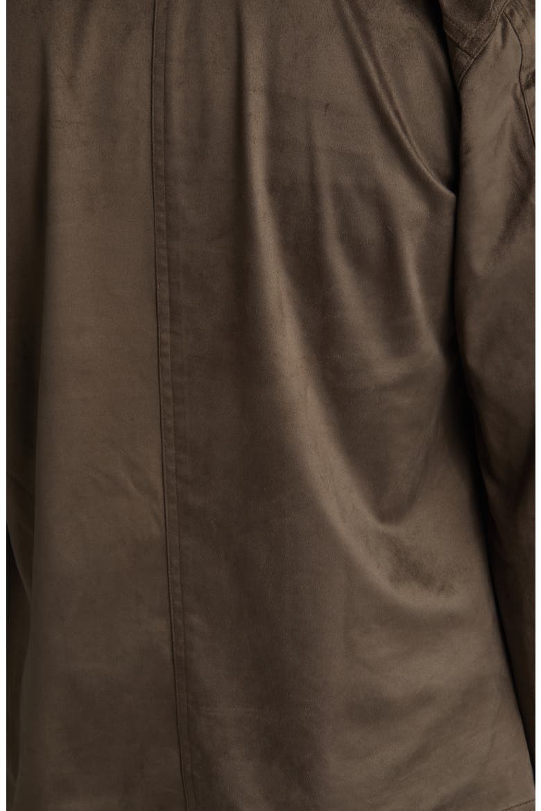 Faux Suede Renoir Jacket, Alternate, color, TAUPE