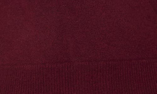 1.state Surplice V-neck Sweater In Burgundy