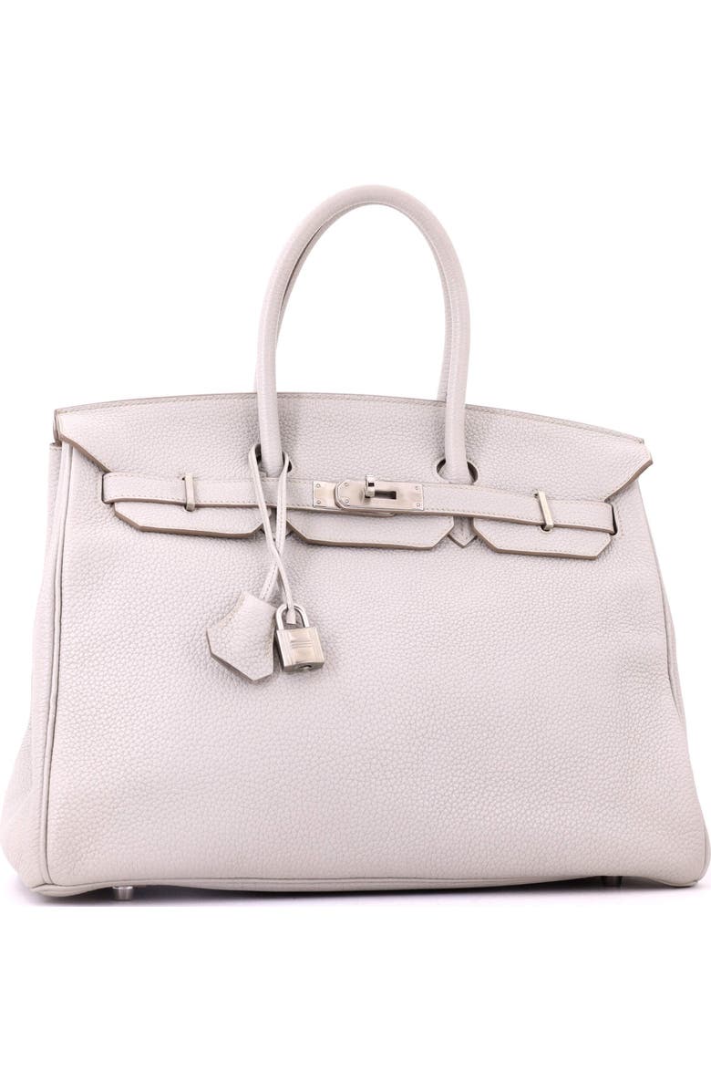 Pre-Owned Hermes Birkin Handbag Grey Togo with Palladium Hardware 35, Alternate, color, Gris Perle