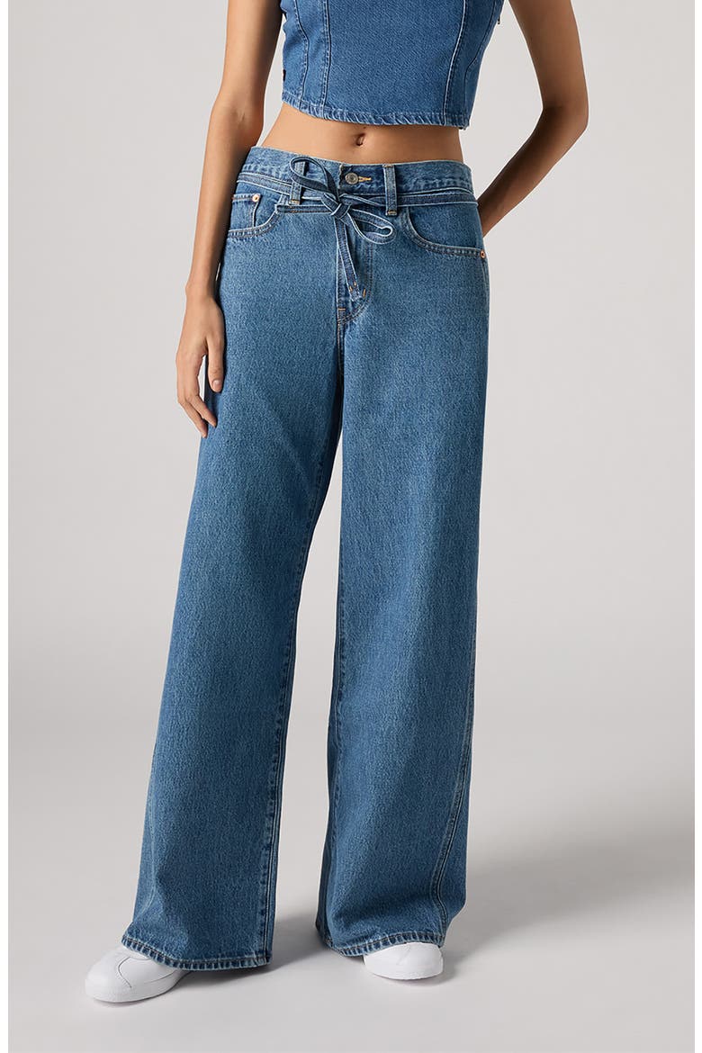 XL High Waist Drawstring Wide Leg Pants, Alternate, color, FORBIDDEN FRUIT