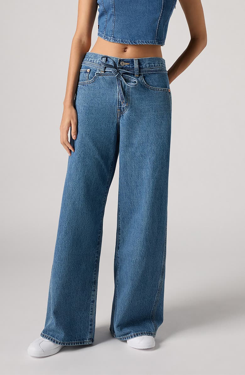 Levi's XL High Waist Drawstring Wide Leg Pants, Alternate, color,